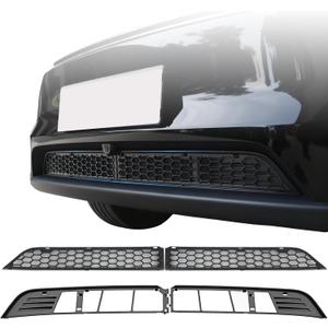 Grille Mesh Inserts for 2025 2026 Tesla Model Y Juniper Accessories, Front Air Inlet Vent Grille Cover Replacement for New Model Y Juniper Accessories (Not fit Model Y Standard)