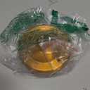 uxcell Retro Light Canopy Kit with Hook, Vintage Chandelier Ceiling Plate, for Light Fitting Accessory DIY, 104mm 4.1Inch Gold Bronze