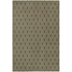 Oriental Weavers Ellerson 5'3" x 7'6" Machine Woven Rug in Gray