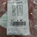 NICETOWN Dusty Rose Pink 90 inch Long Velvet Curtains Panel - Elegant and Beautiful Home Decor Window Drapes for Girls Pleat Tape with Back Tab, W52 x L90, Set of 2