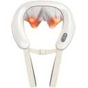 Bear Shiatsu Neck and Back Massager with Heat: Cordless Deep Tissue Neck Shoulder Massager for Pain Relief Portable 4D for Home Office & Car Use - Gifts for Women Men Mom Dad