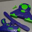 BAODLON Shooting Games Toy for Age 5, 6, 7, 8, 9, 10+ Years Old Kids, Boys - Glow in The Dark Floating Ball Target with Foam Dart Toy Gun, 10 Balls/5 Targets - Ideal Gift