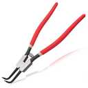 LEONTOOL 13-Inch Snap Ring Plier Heavy Duty External Circlip Pliers Bent Jaw Tip Diameter 0.12" for Installing Removing Retaining Ring