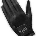 Premium Leather Black Golf Glove for Men | Right Hand (Medium)