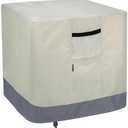 STEECA Air Conditioner Cover for Outside Units, Outdoor Waterproof Square Central AC Cover Fits up to 34L x 34W x 36H inch