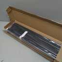 LazBlinds No Tools No Drill Cordless 1" Vinyl Mini Blinds, 100% Blackout Blinds for Indoor Windows, Room Darkening Privacy Window Blinds and Shades for Interior, 20" W x 64" H, Black