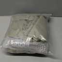 KOUFALL Sage Green Waterproof Linen Fabric Shower Curtain 72x96 Inch Length