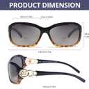 FIMILU Polarized Sunglasses for Women, Retro Stylish Glasses Reduce Glare Sun Glare UV Protection for Travelling Vacation