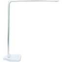 White crown LED Desk Lamp Dimmable Table Lamp Reading Lamp with USB Charging Port, 5 Lighting Modes, Sensitive Control, 30/60 Minutes Timer White, First-Generation, Silver