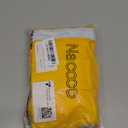 NACOCO Large Dog Raincoat Adjustable Pet Water Proof Clothes Lightweight Rain Jacket Poncho Hoodies with Strip Reflective (Yellow) (Medium, Pack of 1)