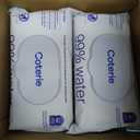 Coterie Baby Wipes for Sensitive Skin, Plant-Based and Plastic-Free Fibers, 99% Water, Hypoallergenic, pH Balanced, Unscented, Clean and Gentle Baby Essentials 4-Pack
