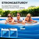 Inflatable Pool for Adults with Pump 120" X 68" X 27"
4-Layer Full-Sized Swimming Pool Heightened Blow up Pool for Backyard Garden Summer Water Party Outdoors