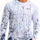 Men's Swim UPF 50+ Sun Protection Shirt Long Sleeve SPF Fishing Outdoor UV Hiking Lightweight Shirts (XXL)