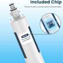 Crystala Filters Replacement for GE RPWFE, RPWF (with CHIP) Refrigerator Water Filter, Compatible with WSG-4, WF277, GFE28GMKES, PFE28KBLTS, GYE22HMKES, DFE28JSKSS, GFE28GYNFS, GFD28GYNFS, 1 Pack
