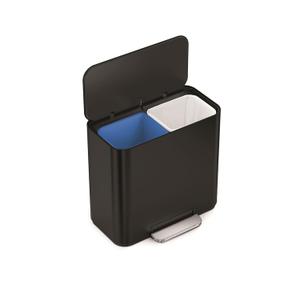 simplehuman Mini Step Can, 16L / 4.3 Gallon Trash Can for Home Offices, Hotel Rooms, Bedrooms, Liner Pocket®, Sleek Internal Hinge, 150,000-Step Pedal, Lid Shox® Silent Close, Brushed Stainless Steel