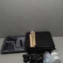 46-Inch Bird Cage, with Wooden Perches, Metal Parakeet Cage with Slide-Out Tray, Water Bottle & Feeder, Bird Cages for Parrot, Parakeets, Cockatiel, Lovebird, Pigeon and Small Mid-Sized Birds