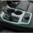 Gear Shift Cup Holder Cover Trim Frame +Carbon Fiber