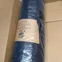 C23 Fluffy Shower Mat 20"x32" Water Absorbent Microfiber Bathroom Rugs, Quick Drying Non Slip Washable Shaggy Bath Mat for Bathroom Floor, Tub & Shower, 210 GSF, Navy Blue