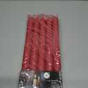Red Taper Candles for Christmas - Set of 10 Dripless Candle Sticks - 9.5" Dinner Table & Home Decoration Candles - 8 Hour Burn Time