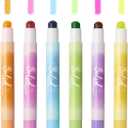 2 x No Bleed Gel Highlighter, Bible Highlighters, Assorted Colors, Pack of 6 X 2 Sets (6 PACK x 2 SETS)