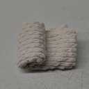 Kevin Textile 14x36 Inch Long Lumbar 1 Pack Boho Decorative Throw Pillow Cover Soft Striped Corduroy Rectangle Cushion Case Farmhouse Solid Color Accent for Living Room Couch Sofa Bed, Cream White