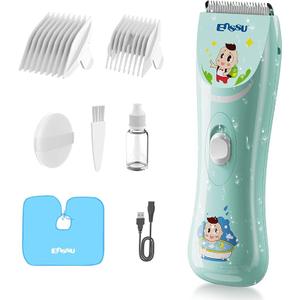 ENSSU Baby Hair Clippers, Lower Noise Haircut Trimmers for Children with Autism and Sensory Sensitivity, Babies Infant Kids Waterproof Hair Cutting Kits