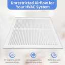 Howeall 10"W x 6"H [Duct Opening Size] Steel Return Air Grille, Air Return Vent Cover for Ceiling and Sidewall - HVAC Air Vent Covers - [Outer Dimensions: 11.75"W x 7.75"H]