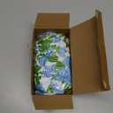 HunnmingRe 2 Pcs Hydrangea Bow Wreath Sash 24 x 16 Inch Christmas Wreath Sash for Front Door Holiday Floral Burlap Bow Accessories for Doorway Indoor Outdoor Garland Home (Blue Green)