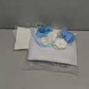 Wettarn 4 Set Blue Boy Baby Shower Table Centerpiece Decor 24'' Tulle Tutu Balloon with Letter Boxes Gender Reveal Centerpiece Balloon with White Tulle Cover, Stand, Boxes for Girl Boy Birthday Party