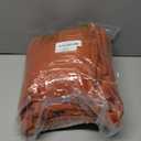 NICETOWN Halloween Blackout Curtains 84 inches Long for Living Room, Rod Pocket & Back Tab Window Curtains, Eatra Long Drape Panels for Office (Burnt Orange, 70" W x 84" L per Panel, 2 PCs)