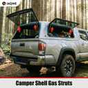 C1606867 17 Inch 60Lbs 267N Gas Struts for Leer/A.R.E/Snugtop Truck Cap Replacement Shocks for Pickup Canopy Topper Camper Shell Back/Rear/Side Window, 17" Gas Lift Springs, 2 PCS by IAQWE