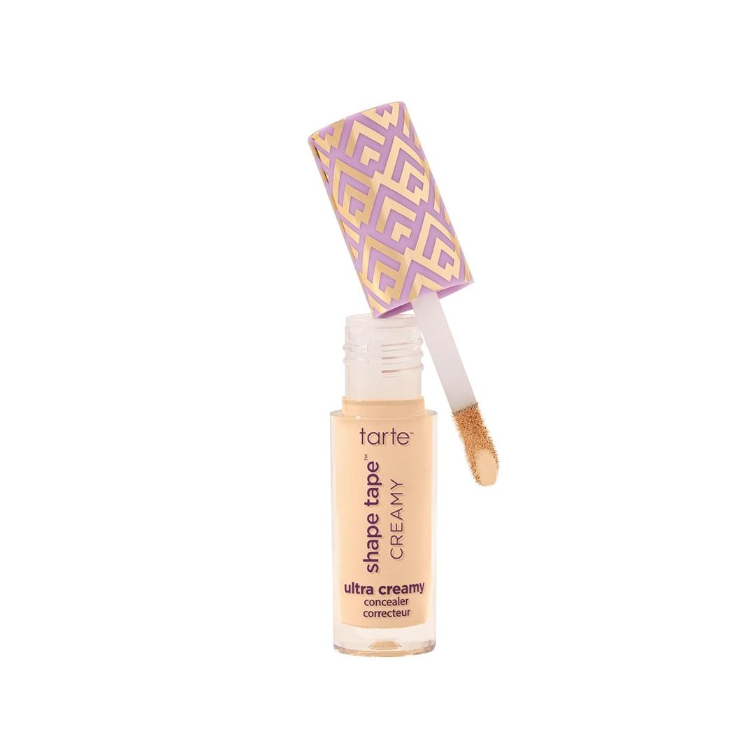 tarte shape tape creamy concealer  Full-Coverage, Hydrating, Natural Matte Finish Formula for Under Eye, Dark Circles, Fine Lines, Redness, Dermatologist-Tested, Vegan, Cruelty-Free (20S light sand (light skin with warm, golden undertones ))