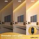 Lamomo Neon Rope Light, 24V Warm White Dimmable Rope Lights, 65.6ft Waterproof Flexible LED Strip Lights, Silicone 3000K Neon LED Strip for Bedroom Indoor Outdoor Decor