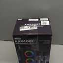 Bluetooth Speaker with 2 Rechargeable Wireless Microphone - Portable Party Speaker with Colorful Lights - Floorstanding Speakers Support TWS/AUX/USB/TF Card Ideal for Party,Home,Camping