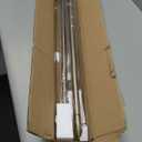 2 Pack Antique Bronze Disc Curtain Rods, 48-84 Inches Window Curtain Rod,Adjustable Room Darkening Drapery Rod with Aluminum Finials and Brackets,Wrap Around Design