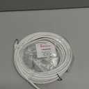 Cat 6 Ethernet Cable 25 ft, 10Gbps High Speed Ethernet Cable, Internet Cable Outdoor&Indoor, Rj45 Cat6 Cable Long Ethernet Cable for Computer, Router, Modem, PS4/5, Xbox, Gaming- White