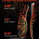 220+ lbs Plantar Fasciitis Insoles - High Arch Support - Pain Relief - Comfort and Stability - Work Boots and Shoes (S) (S(Men 6.5-8.5/Women 7.5-9.5), Multicolor)