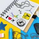 2 x BulbaCraft 100Pcs Aviation Stickers and Decals, Pilot Stickers for Laptop, Airplane Decals, Aviation Gifts, Airplane Party Decorations, Gifts for Women & Men