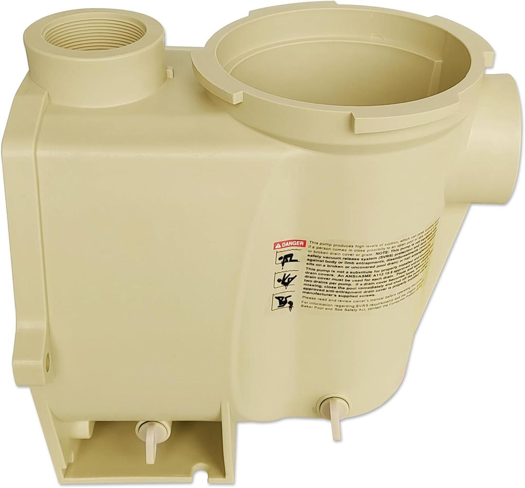 350015 Volute Pump Housing Replacement for WhisperFlo, IntelliFlo VF, VS 3050, VS, VS+ Pool and Spa Inground Pump, Aftermarket Part