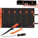 KastKing EZ Fillet Fish Fillet Mat, Anti-slip Texture With 25" Integrated Ruler, Extended Dimensions, Easy to Clean Material, Portable Storage, Fish Cutting Board