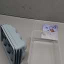 WIBIMEN Large Ice Cube Molds, Big Round Whiskey Ice Cube Trays for Freezer, Easy to Fill & Release, Whiskey Bourbon Cocktail(2.5In*6 Balls- Blue/2 Pack)