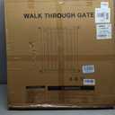 30"-62.5" Extra Wide Baby Gate for Doorways/Hallways,Pressure-Mounted Dog Gate Indoor for Stairs, Auto Close Pet Door for Child/pet Proof Safety, No Need Drilling,Black