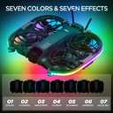 Neo2Halo LED Light Strip for DJI Neo 2, Multi-Color Dynamic Modes Brings Stunning Aerial Light Shows, Bottom Light Illumination Ensures Position Stability in Darkness