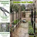 Garden Arch Trellis - Garden Arch Size:126in(L) * 94.5in(H)