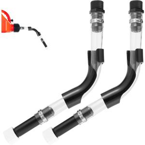 Racing Fuel Jug Hose with Bender, for 3/5/5.5 Gallon Gas Cans, Perfect Spout Replacement with Upgraded Filter Design (2 Set) (14 Inch)