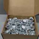54 Pcs Mini Silver Disco Balls - Hanging Mirror Ornaments for Party, Wedding, Christmas Supplies