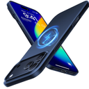 TORRAS Magnetic Slim Fit for iPhone 17 Pro Case 6.3 inch, UltraThin, Compatible with MagSafe, Lightweight Matte AntiScratch Hard PC Cover Phone Case for iPhone 17 Pro OriginFit, Deep Blue