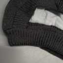 Quiet Ears for Dogs, Neck 14.96 Inch, Dog Ear Muffs Noise Protection Knitted Head Wrap Pet Hats for Medium to Large Pets(Dark Gray)