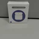 Wireless Charging Case for AirPods 1/2 Generation, Compatible with Air Pods 2nd Charging Case Replacement, Support Pairing and Sync, Without Earbuds (White)