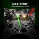 IWGAME Wireless Controller for Xbox One/PC, Gaming Controller with 2 back paddles, Support Turbo, Macro, Key Mapping, Compatible with Xbox One/Android/IOS/PC/X-One S/X, X-Series S/X (Black)